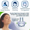 thumbnail image 4 of 30 tiras antirronquidos para respirar mejor y dormir mejor, parches antirronquidos, pegatinas nasales para dejar de roncar, cuidado de la salud para dormir bien, 4 of 6