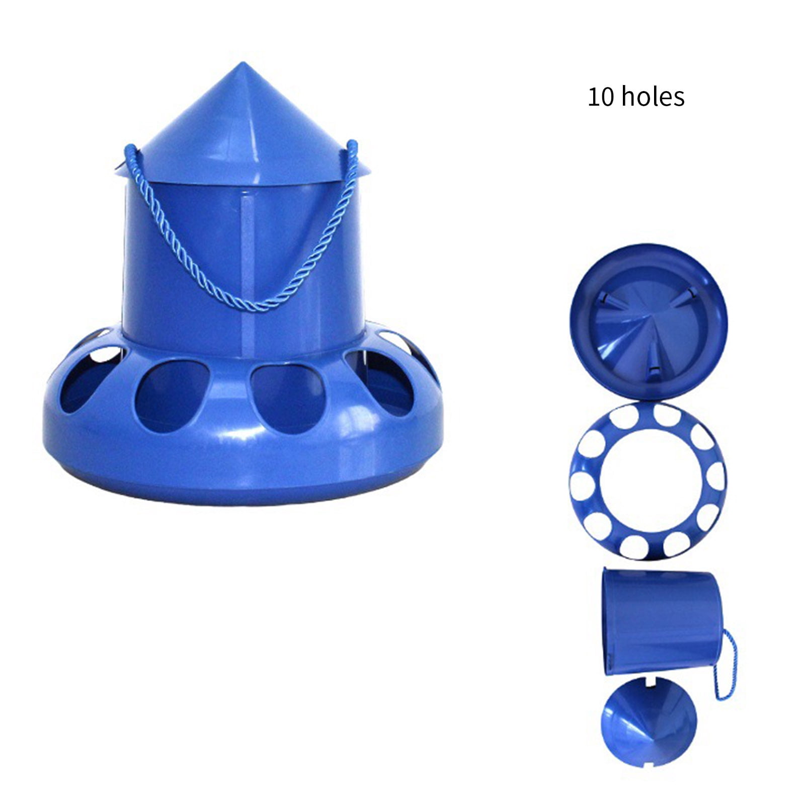 Automatic Pigeons Feed Dispenser LeakProof Bird Feeder for Efficient Feeding Reduces Waste Poultry Coops Feeding Device