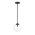 thumbnail image 5 of Trade Winds Chelsea Glass Pendant Light in Matte Black, 5 of 5