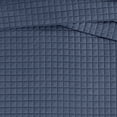 thumbnail image 2 of Brooklyn Loom Essential 100% Cotton Washed Softness 3-Piece King Quilt Set in Blue, Solid Color, OEKO-TEX Certified, 2 of 10