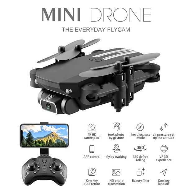 Drones avec 2 Caméras HD 1080P, Drone Quadricoptère FPV WiFi drone