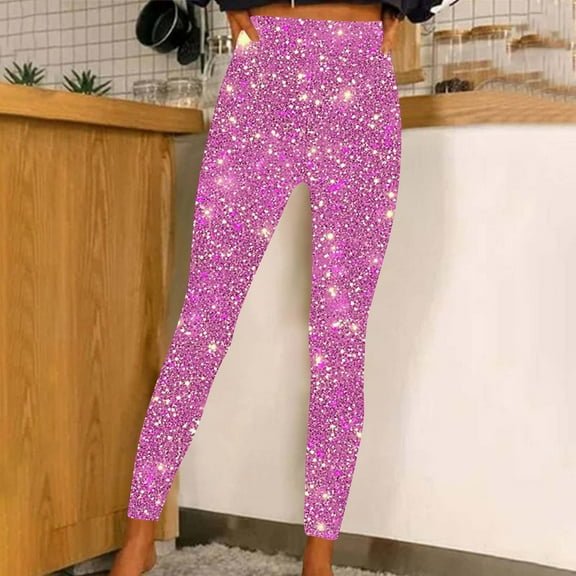 POROPL Womens Leggings Tight Leggings Yoga Non Positioning Print Size S-XXL