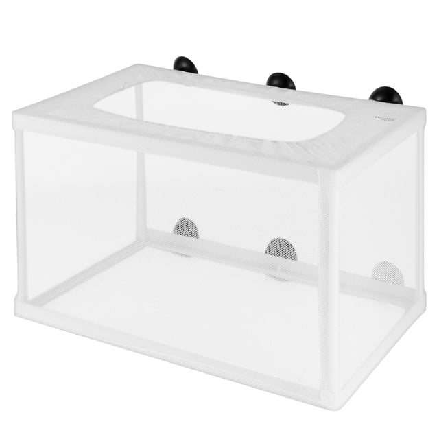 EeaseMX Popetpop Fish Breeder Net Big Size Fry Hatchery Incubator con taza de succión para Acuario