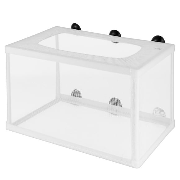 BRIGHTFUFU Popetpop Fish Breeder Net Big Size Fry Hatchery Incubator con taza de succión para Acuario