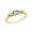 18k gold A, variant on Geometric Zircon Ring 925 Sterling Silver 18K Gold Plated Fashion Jewelry for Women Everyday Modern Style Chic