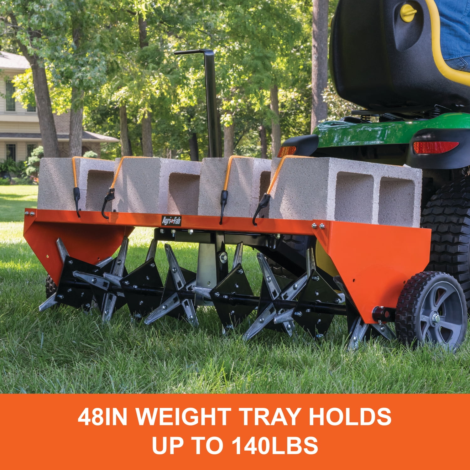 Agri-Fab, Inc. 48" Plug Aerator Tow-Behind Lawn Groomer - Model # 45-0299