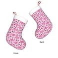 thumbnail image 3 of Salouo Cute Watermelon Flamingo Print Christmas Stockings,Large Xmas Stocking Set of 1 Holiday and Farmhouse Stocking for Christmas Holiday Party Decoration(17.7*11 Inch), 3 of 7