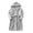 kids sleepwear - Grey, variant on REDARER Boys Girls Cartoon Hooded Bathrobe Sheep Chest Embroidery Self Tie Belt Ultra Soft Warm Flannel Kids Sleep Robe,7-8 Years
