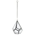 thumbnail image 5 of Better Homes & Gardens Metal and Glass Diamond shaped Hanging Terrarium, 6.2 in Dia x 8.9 in H, 5 of 8