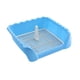 thumbnail image 3 of Orinal portátil para perros de interior, orinal para perros pequeños, alfombrilla con protección de pared, inodoro para perros para , azul Yinane Inodoro con bandeja de arena, 3 of 8