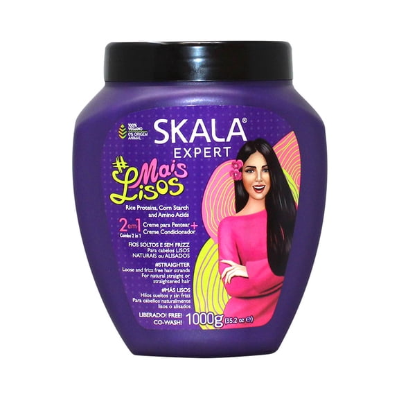 Skala Mais Lisos Hair Treatment Cream | Smoothing Frizz-Control 35.2 oz
