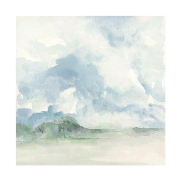 Trademark Fine Art June Erica Vess Blue Sky Horizon II Canvas Wall Art