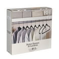 thumbnail image 7 of Better Homes & Gardens Velvet Adult Clothing Hangers, Black, Non-Slip, Space Saving, 30 Count, 7 of 7