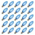 thumbnail image 2 of Vickerman XLEDTC92-25 E12 & C9 Blue Transparent LED Bulb - 25, 2 of 2