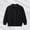Black, variant on Unisex Toddler Baby Boys Girls Solid Color Cotton Bomber Jacket, Full Zip Up Casual Varsity Baseball Jacket, Fall Winter Lightweight Outerwear Coat for Daily & Outdoor Activities, Black 100