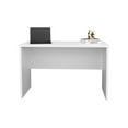 thumbnail image 7 of 47" Wide Study Desk White: Modern Simple Computer & Laptop Desk for Home & Office, 7 of 7