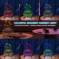 thumbnail image 3 of BOHOFAM Essential oil Jellyfish Diffuser 280ML,2 modes of flame and jellyfish humidifier,spray mist when hearing sound,Diffusers for home, 4 Essential Oils-Mysterious, Relaxation, Sweet, Happy (black), 3 of 8