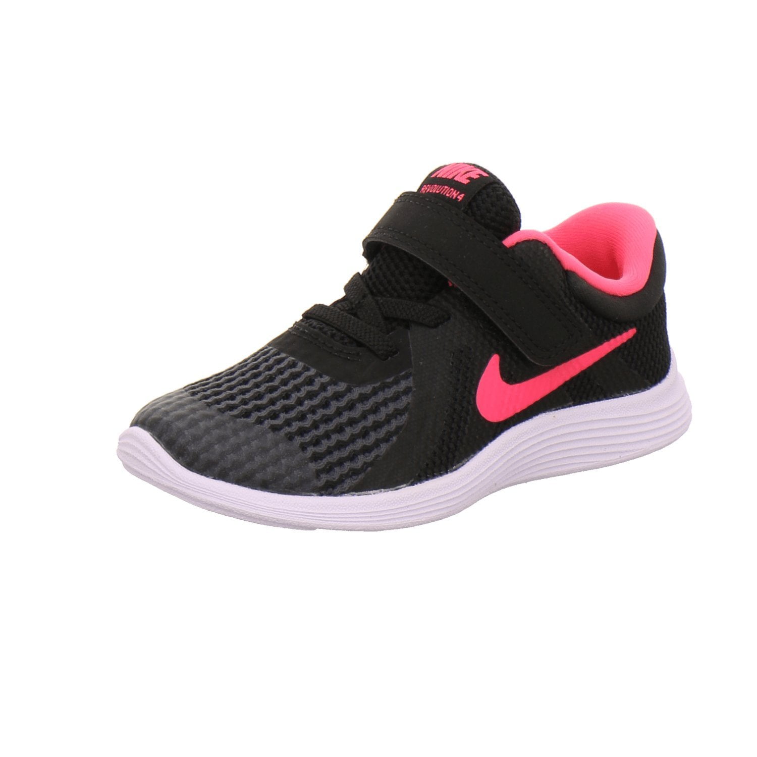 Nike Girls 4 Black/Racer Running Sneaker (9 M US Toddler) - Walmart.com