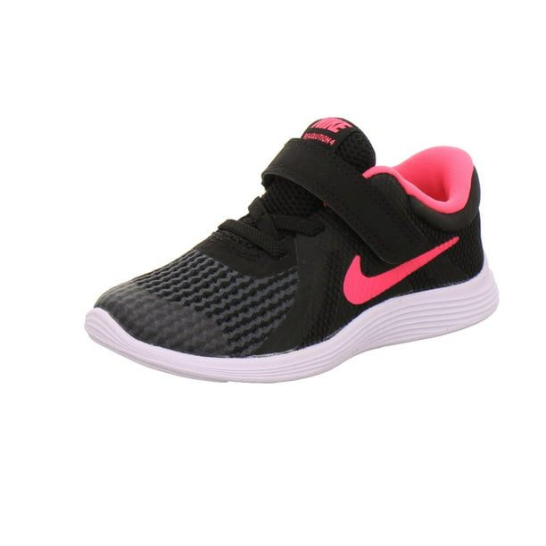 Nike 943308-004: Baby Girls Revolution Black/Racer Pink/White Running (10 M US Toddler) - Walmart.com