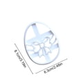 thumbnail image 3 of HaoXun Easter Kitchen Shape Cutting Molds Embossing Tools - Plastic Baking Cookie Press Stamps with Various Designs for Easter Holiday Baking Decorations, 3 of 6
