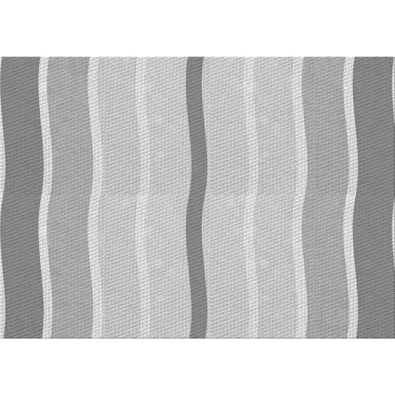 Ahgly Company Indoor Rectangle Patterned Gunmetal Gray Area Rugs, 6' x 9'