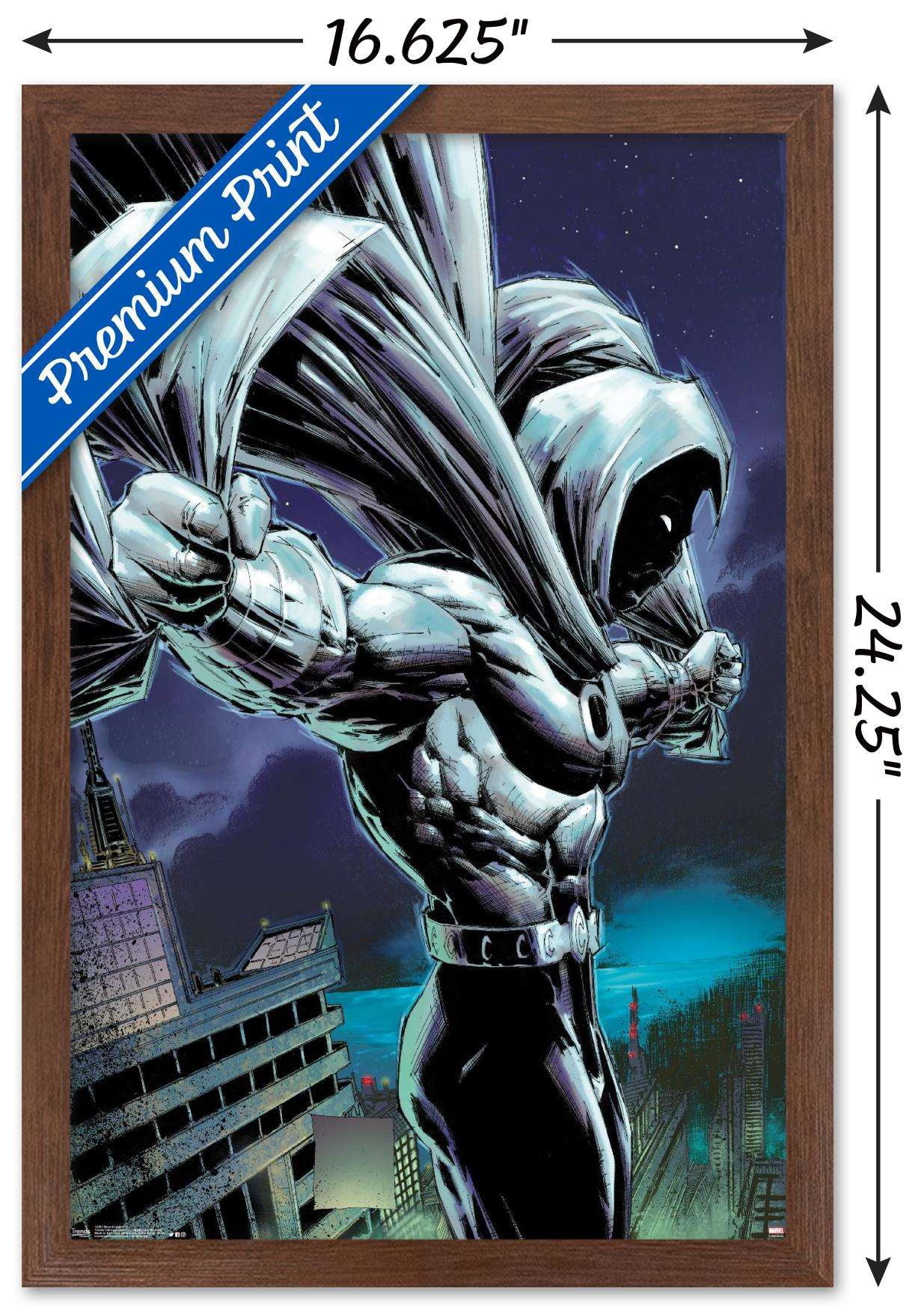 Marvel Comics - Moon Knight - Cover #10 Wall Poster, 14.725" x 22.375", Framed