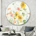 thumbnail image 3 of Designart 'fleurs de Farine I' Art Mural Cercle en Métal Traditionnel, 3 of 3