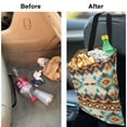 thumbnail image 6 of Yuyamidu Aztec Ethnic Geometric Car Trash Bag Hanging Car Rubbish Holder Collapsible Automotive Garbage Container Bin Portable Car Gabage Bag Car Decoration Accessories, 6 of 7