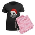 thumbnail image 5 of CafePress - Cute Holiday Penguin Women's Dark Pajamas - Women's Short Sleeve Print T-Shirt and Pants Dark Cotton Pajama Set, 5 of 7