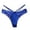 Blue, variant on New Pure Lace Transparent Underwear For Girls Low Waist Seamless Hollow Thin Straps Cotton Crotch Japanese Silky T String T Pants