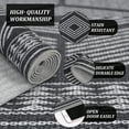 thumbnail image 6 of Haperlare Geometric Area Rugs for Living Room Contemporary Machine Washable Soft Rugs for Bedroom Grey Black Carpet,8'x10', 6 of 7