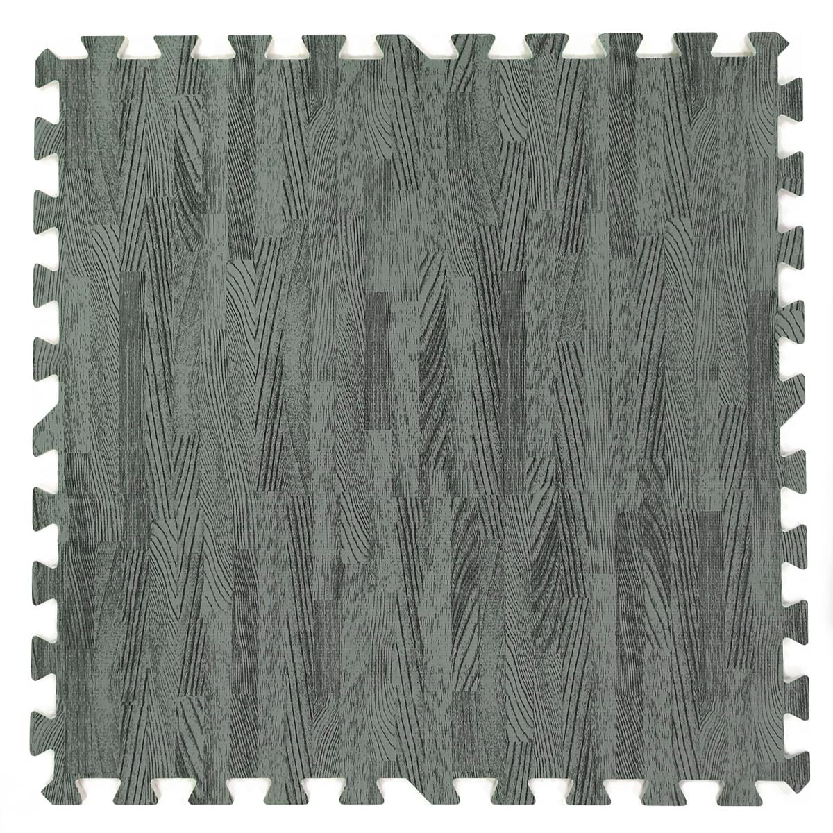 Sale 24-96SQ 0.4" Thick Wood Grain EVA Foam Interlocking Tile Floor Mat NonToxic 