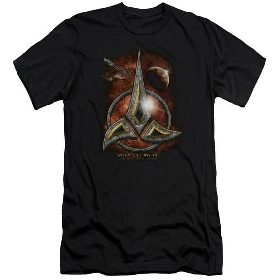 Star Trek - Klingon Crest - Premium Slim Fit Short Sleeve Shirt - X-Large