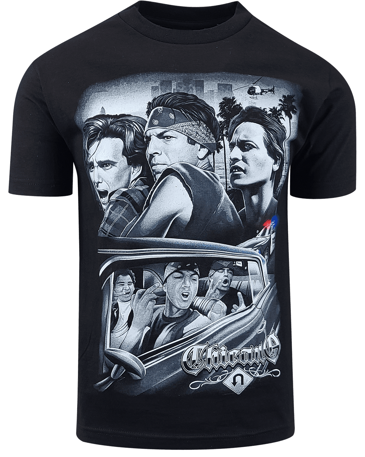 ShirtBANC Chicano U Turn Mens Shirt Vatos From Blood In Blood Out Movie