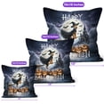 thumbnail image 4 of Happy Halloween Airedale Terrier Witch Pumpkins Bats Pillow Cushion Double Sided Dale Waterside Dog Lover Throw Pillow - 13012, 4 of 4