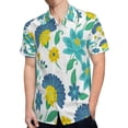 thumbnail image 4 of High Quality Hawaiian Shirts for Men Short Sleeve Aloha Beach Shirt Floral Summer Casual Button Down Shirts Blouses 38UCVV, 4 of 7