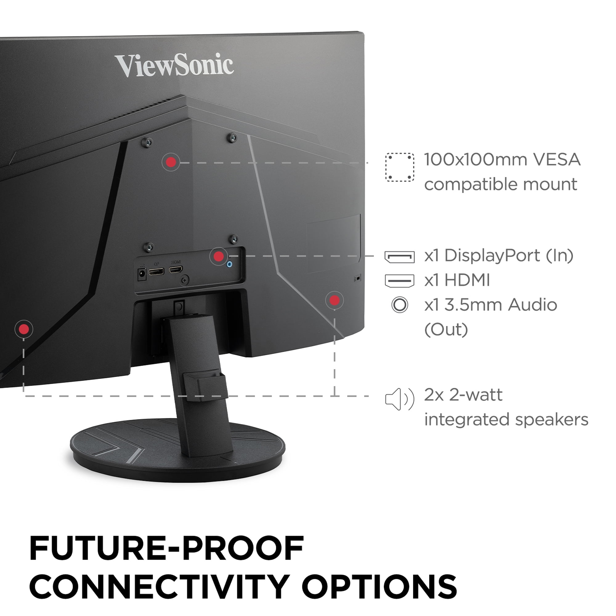 ViewSonic VA2416C 24" 1080p FHD Curved Monitor