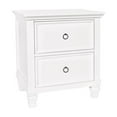 thumbnail image 3 of New Classic Tamarack 4-Piece Wood Queen Bedroom Set with Nightstand in White, 3 of 7