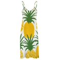 thumbnail image 5 of Lunarable Pineapple Sleeveless Dress Woman Fashion Long Dresses Women's Summer Suit Dress Summer 2025 Women, 5 of 7