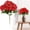 Red, variant on 1 Bunch Artificial Hydrangea Bouquet, Real touch Fake Flower for Home Table Centerpiece, Wedding Decor Festival Bouquet, Uv Resistant Silk Plant (Pink)