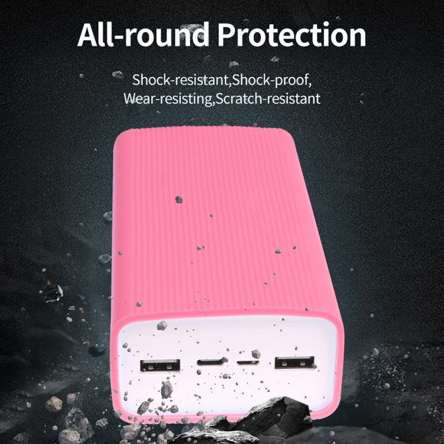 Escudo Protector Escudo Protector Funda Protectora De La Caja Del Banco De Energía De 30000 Mah Para Xiaomi Mobile Power (Rosa)