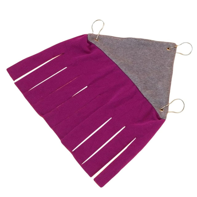 Animal pequeño hamaca cama hámster nido nido cama erizo triángulo escondite Violeta Yuyangstore Hamaca cama