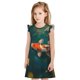 thumbnail image 1 of Fotbe Koi Pond Lilies Vestido de Dormir para Niñas de 3 a 10 Años, Mangas Cortas, Estilo Princesa, Pijama Camisón con Mangas Voladas-XX-Large, 1 of 6