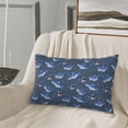 thumbnail image 5 of Lsque Cartoon Shark Pattern Pillow Case – Soft & Cozy Throw Pillow Cover, Hypoallergenic Cushion Case for Sleeping Women with Envelope Closure-20"x30", 5 of 6