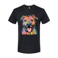thumbnail image 3 of Dean Russo Best Dog Dog Lover Mens Premium Tri Blend T-Shirt, True Black, Small, 3 of 6