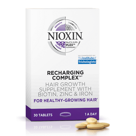 Human Growth Complex Side Effects - NIOXIN Recharging Complex Hair Growth Supplements (30 tablets)