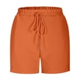 thumbnail image 6 of Women's Short Sleeve Solid Color Top And Shorts Casual Two-Piece Set, 6 of 9