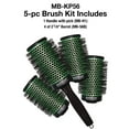 thumbnail image 2 of Cepillo térmico desmontable MultiBrush de Olivia Garden (kit de 5 piezas, 56 mm), 2 of 5
