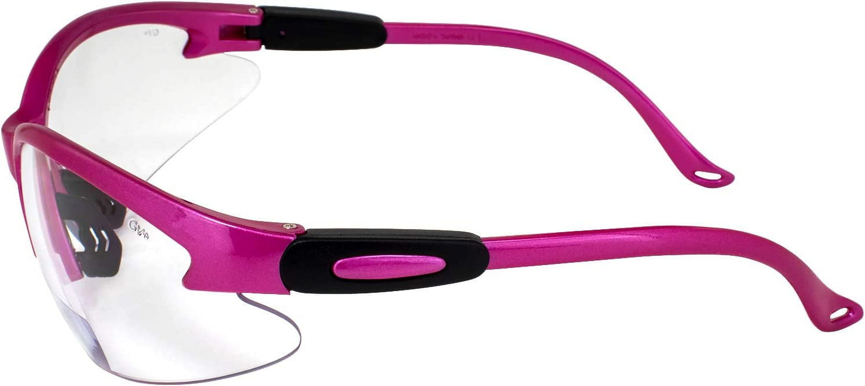 Safety Cougar Safety Glasses With Pink 2.0 Clear Lens