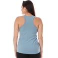 thumbnail image 2 of Woolverino - Women's Merino Wool Microweight Racerback Tank Top - Slate Blue - X-Large, 2 of 5